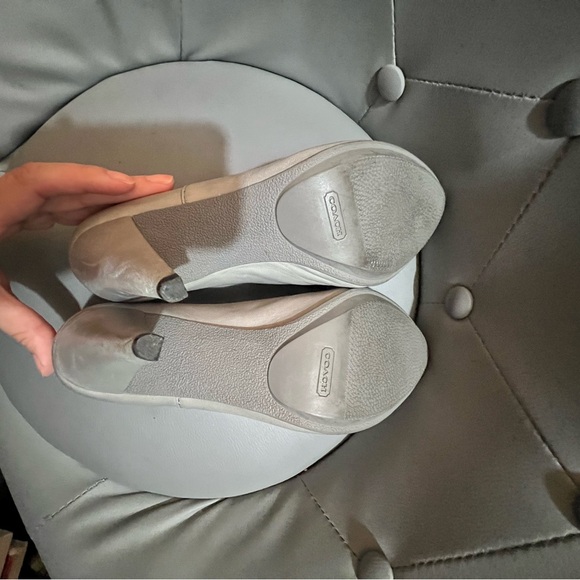 Coach leather contrasting suede upper ankle booties -sz 8.5 - Picture 6 of 8